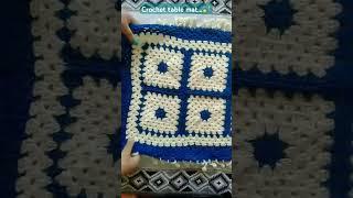 Hand made crochet table cover #crochet #handmade# kiran crochet &.........