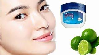 Look 10 Years Younger Using Vaseline And Lemon ! Asian Anti-Aging Secrets