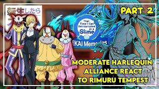 Moderate Harlequin Alliance React To Rimuru Tempest | Gacha React | 2/? |