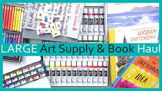 LARGE Art Supply & Book Haul!