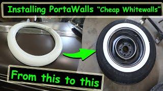 How to install Atlas Portawalls aka cheap whitewalls