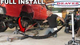 Full Install Duramax Deaver 4” Lift Leaf Springs