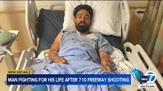 Father of 3 paralyzed after shooting on 710 Freeway in Long Beach