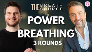 3 Rounds Guided Power Breathing | The Breath Source