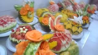 Abidas watermelon carving/ vip table decoration/carving table decoration/ foler decoration