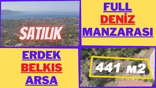 Erdek Belkıs Satılık Arsa Full Deniz Manzarası