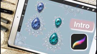 Jewelry Design with Procreate 1 | Introduction • Procreate Tutorial