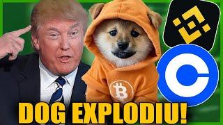  URGENTE! DOG GO TO THE MOON EXPLOSÃO! LISTAGEM BINANCE e COINBASE! NOTICIA CRIPTOMOEDA MEME RUNES