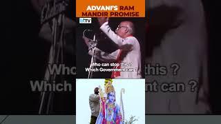 Recalling LK Advani’s ‘Ayodhya Ram Mandir Wahin Banayenge’ Statement 34 Years On