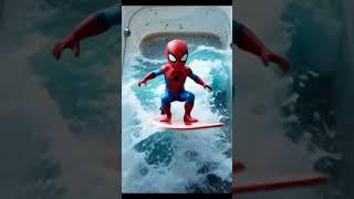 spider man surfing  in coca cola #spiderman #animation #hulk #spodey #spidey #spideysense #cocacola
