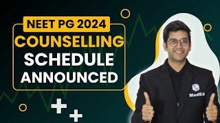 Counselling Schedule of NEET PG 2024 Announced! | NEET PG Latest Update | Dr. Ranjith