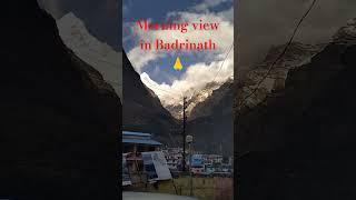 Morning view in Badrinath #morning #views #badrinath #cr7 #wonderful #location