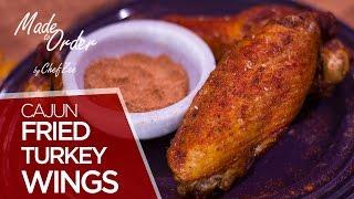 Cajun Fried Turkey Wings | Thanksgiving Special | Made To Order | Chef Zee Cooks