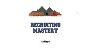 Recruiting Mastery Webinar