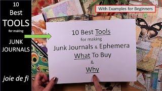 10 Best TOOLS For Making Junk Journals  What To Buy And Why ⭐ For Beginners