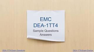 DEA-1TT4 Exam Questions PDF + Practice Test