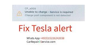 How to fix Tesla "Unable to Charge" CP_a009 Alert #CP_a009 #UnableToCharge