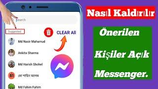 Messenger'da Önerilen Kişiler Nasıl Kaldırılır-(2024).