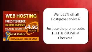 HOSTGATOR COUPON CODE! - GET 25% OFF WEB HOSTING!