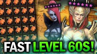 FARM FOOD LIKE THIS for FAST LEVEL 60s! (Rank Up Tips) - Raid Shadow Legends Guide