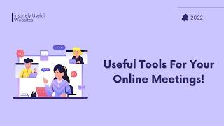 Insanely Useful Online Meetings Tools | Tricky4you