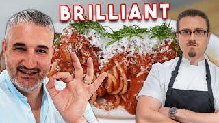 Joshua Weissman's Spaghetti And Meatballs Recipe: Italian Chef's Reaction