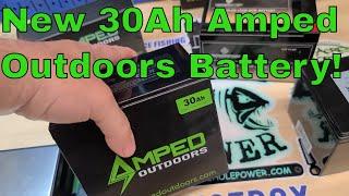 First look at the new Amped Outdoors 30Ah battery