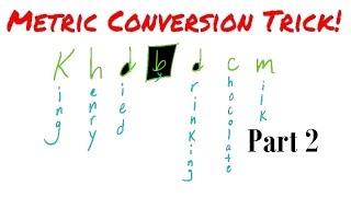 Metric Conversion Trick!!  Part 2