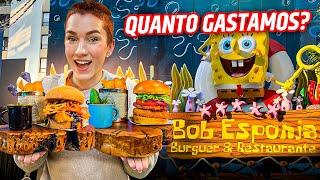 FOMOS NO NOVO RESTAURANTE DO BOB ESPONJA! QUANTO GASTAMOS?!