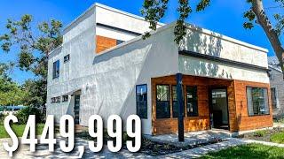 Inside A $449,999 Urban Downtown Modern House in San Antonio Texas With An EPIC ROOFTOP!