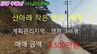 단양부동산(043-422-6969)촌땅촌집. 제천시 금성면 월림리에 위치한 토지 계획관리지역 도로접#전기접#주말농장 #농막#일반주택.강추#님제천lc에서5분거리