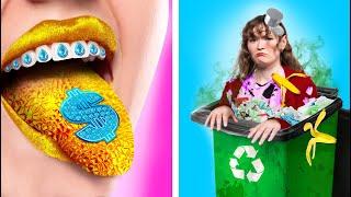 Good Vs Bad Sister ! Rich vs Broke Girl Funny Situations & Crazy Ideas by Crafty Hacks