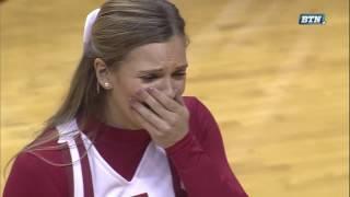 Indiana Hoosiers' Collin Hartman Proposes to Girlfriend on Senior Day | Big Ten Men's Basketball