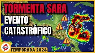 Sara provocará lluvias intensas e inundaciones en Centroamérica y México. Catástrofico para Honduras