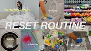 *ultimate* SUNDAY RESET ROUTINE 2024  cleaning motivation, restock & organize fridge, grocery shop