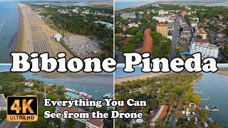 Bibione Pineda Italy from Drone in 4K