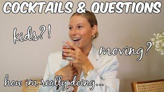 Answering everything you guys want to know! Cocktails and Questions | Rachel Ratke
