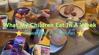 What My Children Eat In A Week  Breakfast & Lunch  Working Mother of 3  England