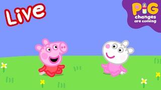 Peppa Pig BABY Episodes LIVE  The Cutest Babies in Peppa Pig! ⭐️ Kids Cartoons