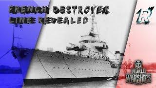 French Destroyer Line Reveled