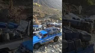 Baloch driver in Pak iran border amazing skill Baloch karawan wonderful driving skill #shorts