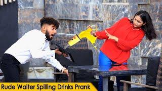 Waiter Spilling Drinks On Strangers Prank @Fahad_Dean