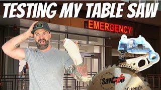 Finger Versus Table Saw || Testing SawStop Myths