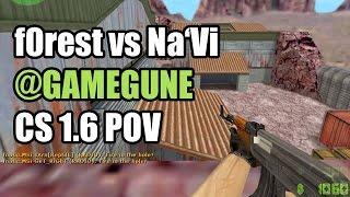 POV: f0rest vs. Na'Vi @GAMEGUNE fnatic CS 1.6 Demo