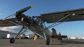 Fieseler Fi 156 Storch - Argus AS 10C ENGINE RUNUP | Flying Heritage Collection