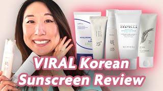 VIRAL Korean Sunscreen Review | Dr. Joyce Park