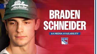 NYR 2024 Exit Day: Braden Schneider Media Availability | June 4, 2024