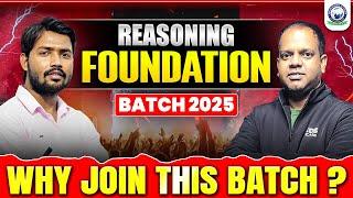 Reasoning Foundation Batch 2025 Why Join This Batch | Reasoning By Manish Sir | Khan Global Studies