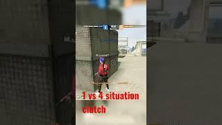 1 vs 4 clutch in ca ranked#trending #hr #tondegamer #laka #shorts #total