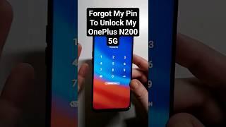 I Forgot  My Pin OnePlus N200 5G Nord Hard Reset (will erase everything) 